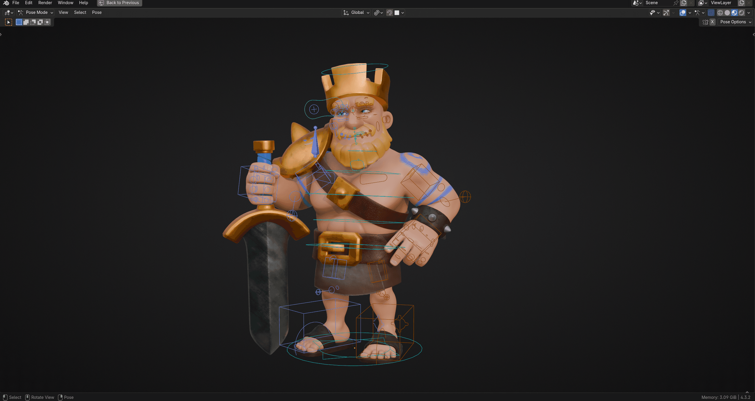 A 3D Character model by KeelanJon